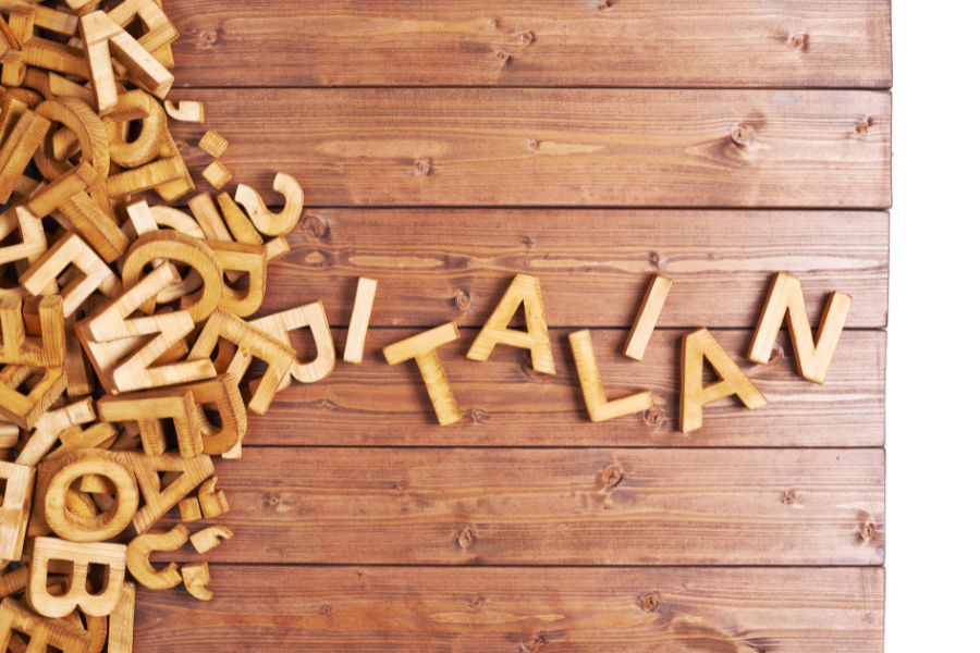 Italian language learning