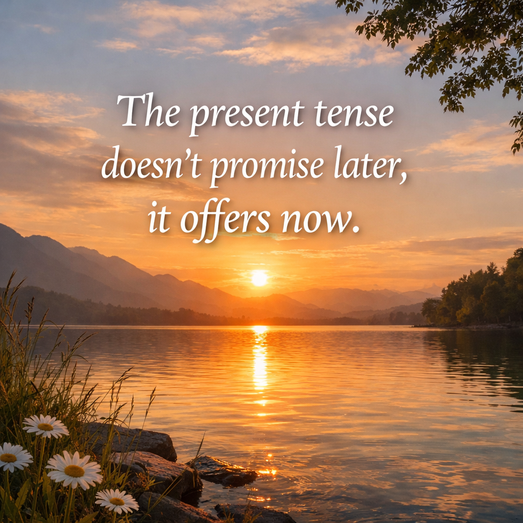 How to use present tense