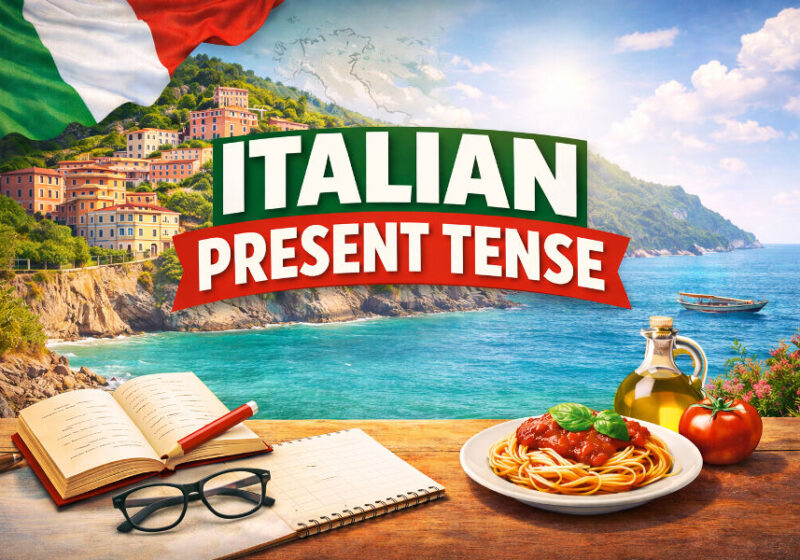 Italian Present Tense: A Fun And Easy Guide to Conjugating Regular Verbs