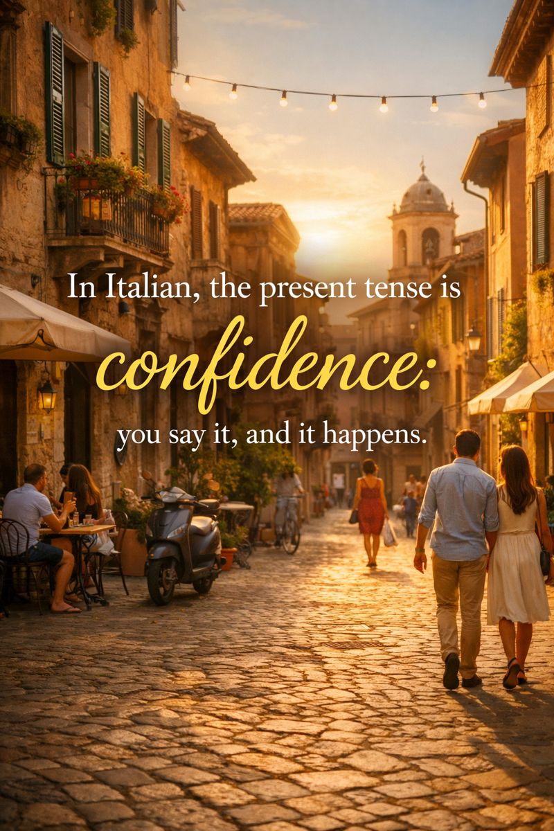 Italian present tense endings