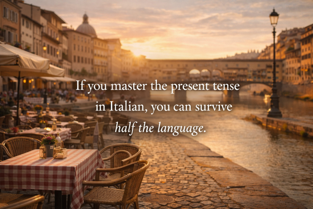 Italian present tense verbs