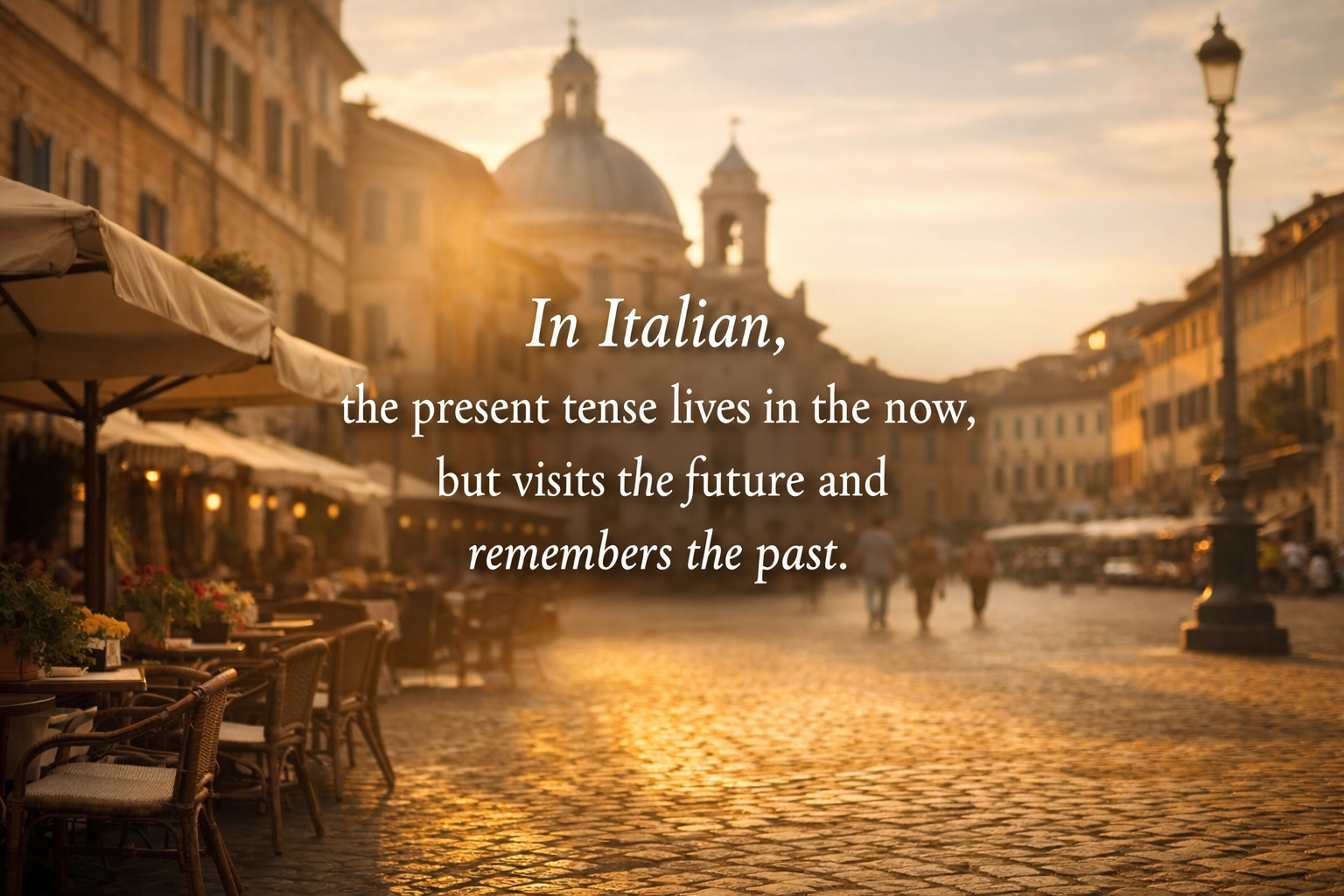 Present tense in Italian
