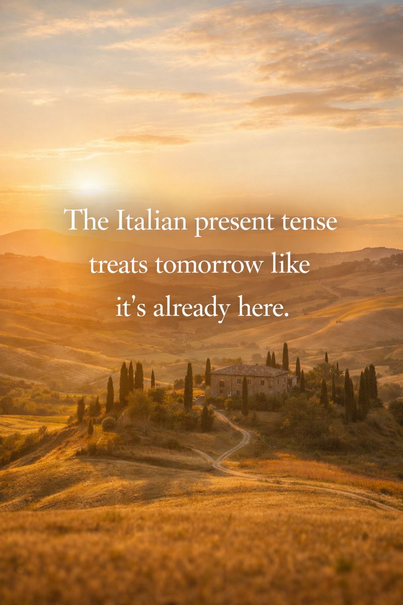 Present tense regular Italian verbs